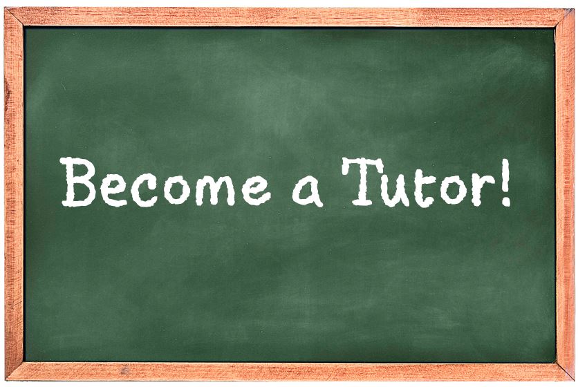  Become a tutor!