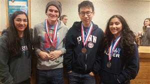 JJ SciOly medal winners 