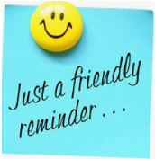 Friendly Reminder 