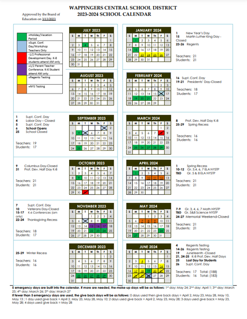District Calendar