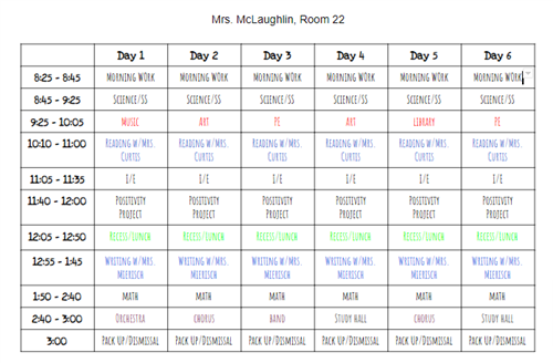schedule 21/22