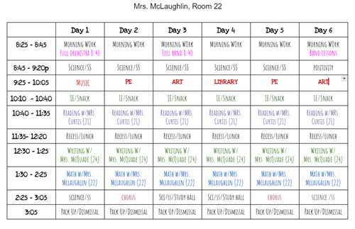 24-25 Schedule