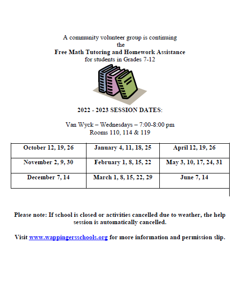 Free Math Tutoring 2022-2023